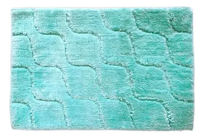 Alfombra De Baño Chenille Antideslizante 40x60cm Coral Claro