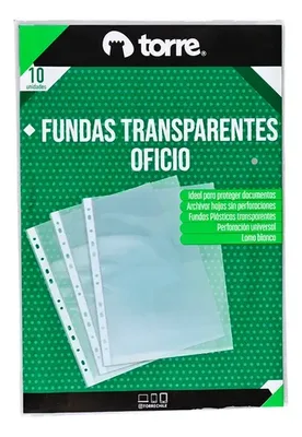 Funda Transparente Oficio Para Documentos