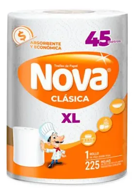 Toalla De Papel Clásica Xl 45 Metros Absorbente