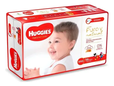 Pañal Desechable Huggies Natural Care Xxg