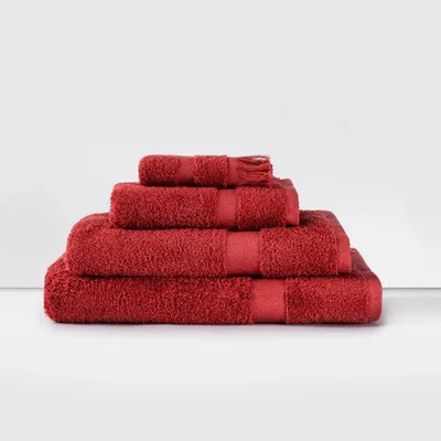 Toalla De Baño 100% Algodón Absorbente Premium Coral Claro