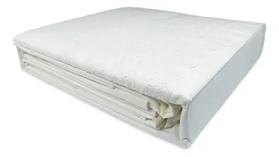 Set De Sábanas Broderie Algodón Poliéster 1.5 Plazas Blanco