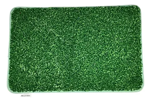 Piso De Baño Marbella Velvet Antideslizante Coral Claro