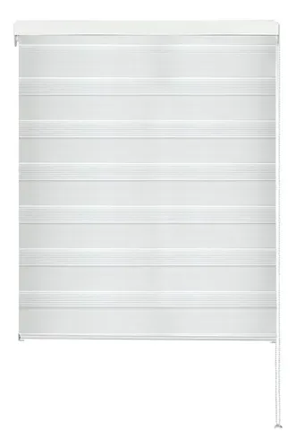 Cortina Roller Duo Blanca Poliéster 150x165cm Blanco