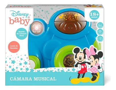 Cámara Musical Infantil Disney Con Luz