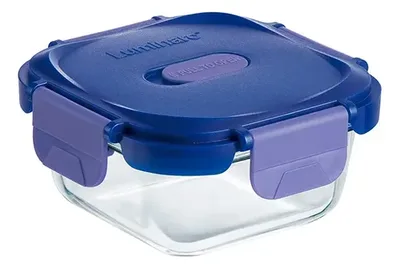 Contenedor Hermético Vidrio Borosilicato 320ml Coral Claro