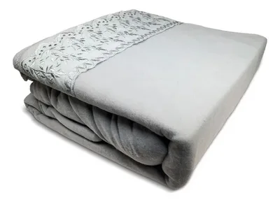 Set De Sábanas De Polar Liso 1.5 Plazas Verde Oscuro