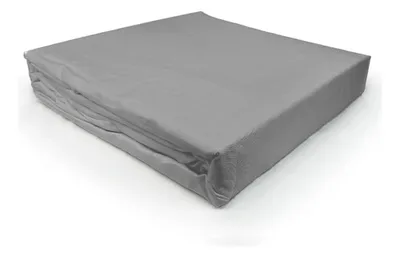 Set De Sábanas Embossed 1.5 Plazas Poliéster Gris