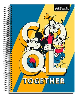 Cuaderno Escolar Mickey Carta 150 Hojas Tapa Dura