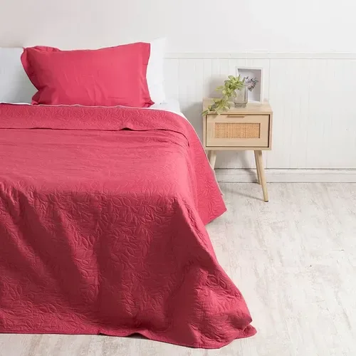 Quilt Cordoba Reversible Poliéster 1.5 Plaza Fucsia