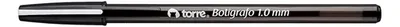 Bolígrafo Negro 1.0mm Tinta Fluida Escritura Negro