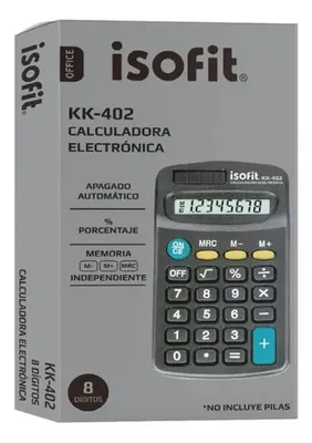 Calculadora Electrónica 8 Dígitos Isofit