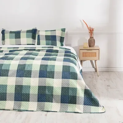 Quilt Estampado 2 Plazas Reversible Poliéster