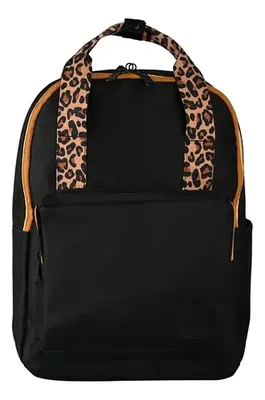 Mochila Escolar Glory 20l Impermeable Acolchada Negro