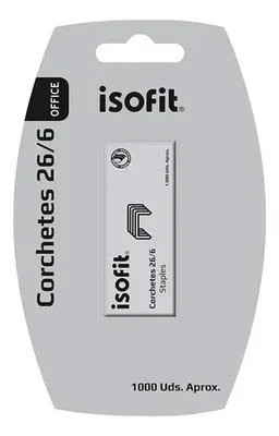 Corchetes Dsg 26/6 Isofit 1000 Unidades