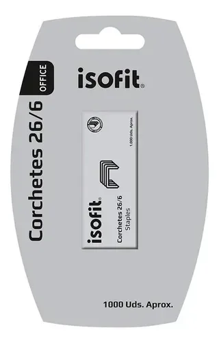 Corchetes Dsg 26/6 Isofit 1000 Unidades