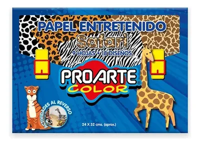 Papel Entretenido Proarte 9 Hojas 18 Colores