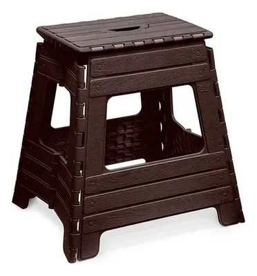 Banco Plegable Mediano Roble Resistente Coral Claro