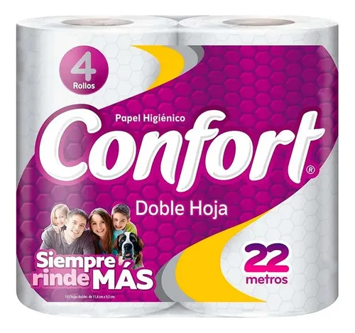 Papel Higiénico Doble Hoja 22 Metros Pack