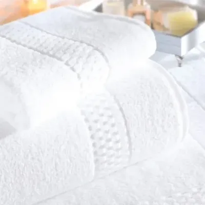Toalla De Baño Premium Algodón 70x140 Cm Blanco