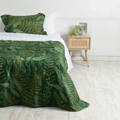 Quilt Estampado Reversible 1.5 Plaza Poliéster Coral Claro