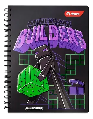 Cuaderno Universitario Minecraft Espiral 7mm 100 Hojas