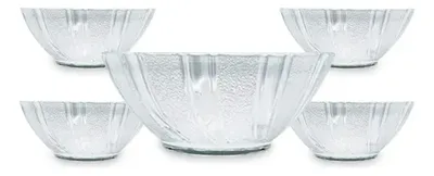 Set Ensaladera Vidrio 5 Piezas Kimglass