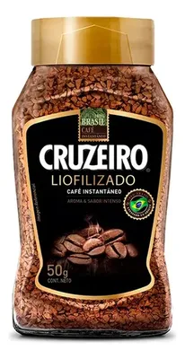 Café Instantáneo Liofilizado Cruzeiro 50gr