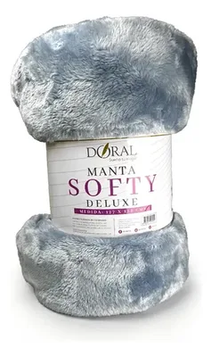 Manta Térmica Softy Poliéster Celeste Celeste