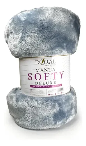 Manta Térmica Softy Poliéster Celeste Celeste