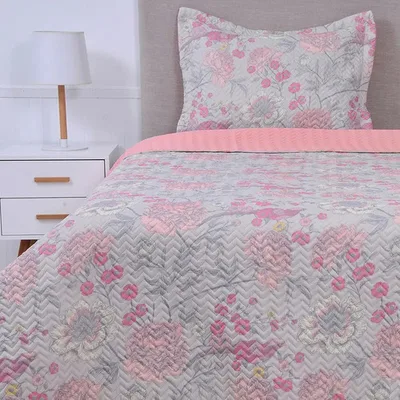 Quilt Estampado 1.5 Plazas Poliéster Mashini