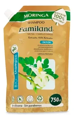Shampoo Moringa Detox Cabello Graso 750ml