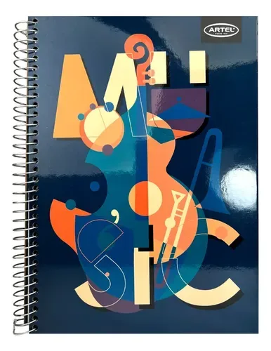 Cuaderno Espiral Música Violinchelo 150 Hojas