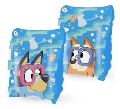Flotador Alitas Bluey Infantil 25x15cm Azul