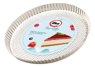 Molde Para Kuchen Y Pizza 28cm Acero Estañado