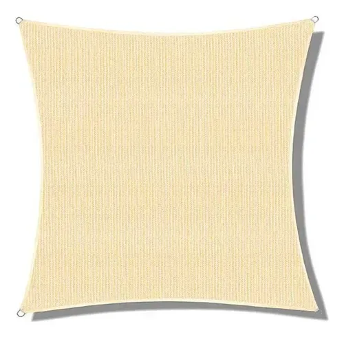 Toldo Cuadrado Vela 3x3 Metros Beige Impermeable Beige