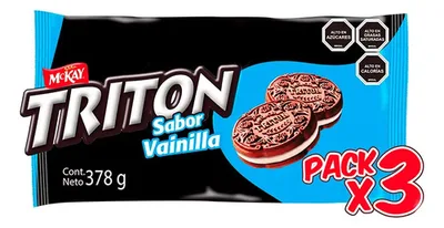 Galleta Tritón Pack 378gr Mckay