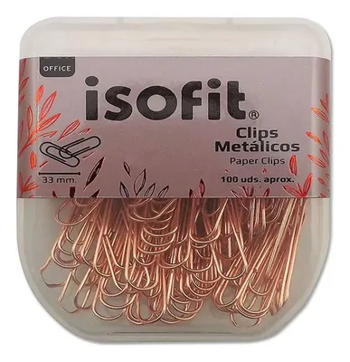 Clip Metálico Dsg 33mm Isofit Pack 100