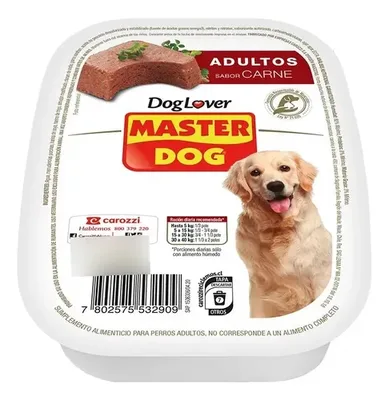 Paté Para Perros Adultos Carne Master Dog