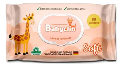Toallas Húmedas Desechables Babyclin 80 Unidades