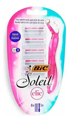 Rasuradora Femenina Bic Soleil Clic 3 Hojas