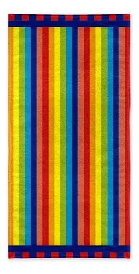 Toalla De Playa Velour Algodón 70x140cm Coral Claro