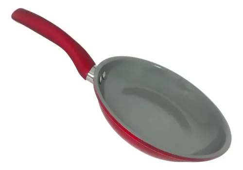 Sartén Antiadherente Titanio 28cm Rojo Rojo