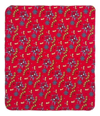 Manta Polar Spiderman Térmica Infantil Estampado Spiderman Con Patrón Repetido 500 G Coral Claro