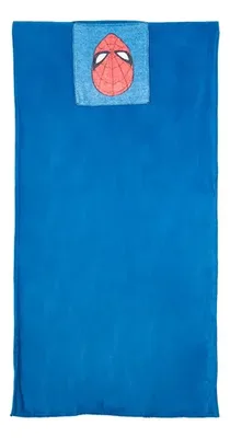 Manta Flannel Spiderman 120x200 Cm Poliéster Coral Claro