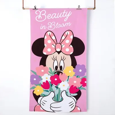 Toalla De Playa Microfibra 70x140 Cm Con Bolso Coral Claro