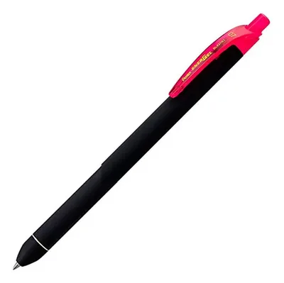 Lápiz Roller Gel Pentel Energel Retráctil 0.7mm Negro