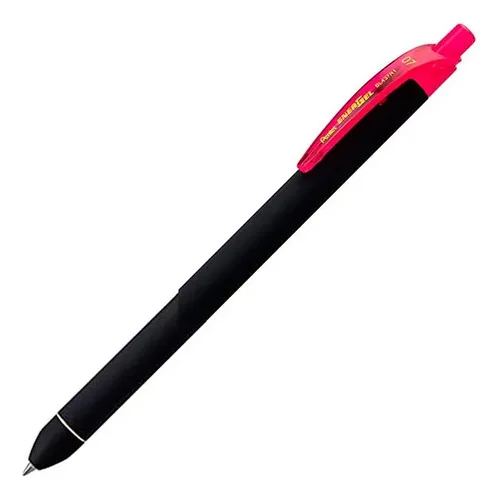 Lápiz Roller Gel Pentel Energel Retráctil 0.7mm Negro