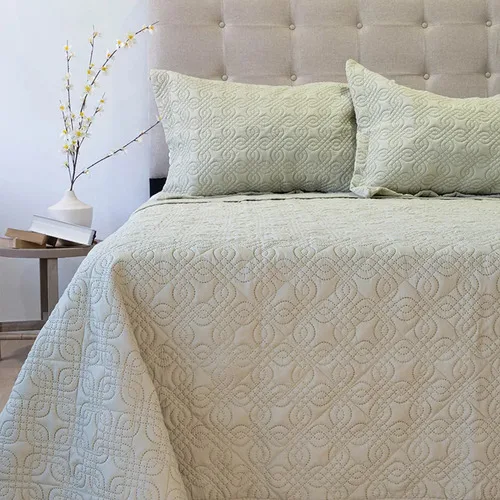 Quilt Bubbly 2 Plazas Poliéster Beige Beige