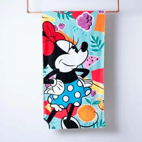 Toalla De Playa Algodón 75x150 Cm Jacquard Coral Claro